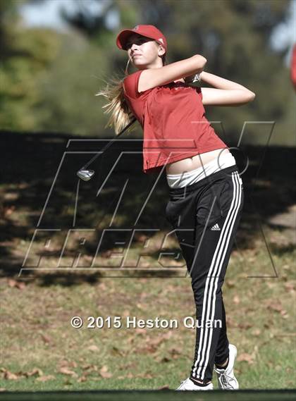 Thumbnail 3 in CIF Southern Section Girls Golf Championships photogallery.