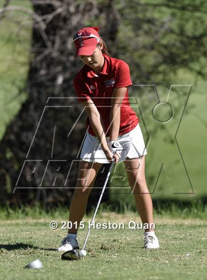 Thumbnail 2 in CIF Southern Section Girls Golf Championships photogallery.