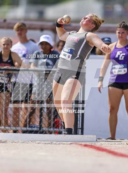Thumbnail 2 in Class 3 Shot Put (MSHSAA State Championship) photogallery.