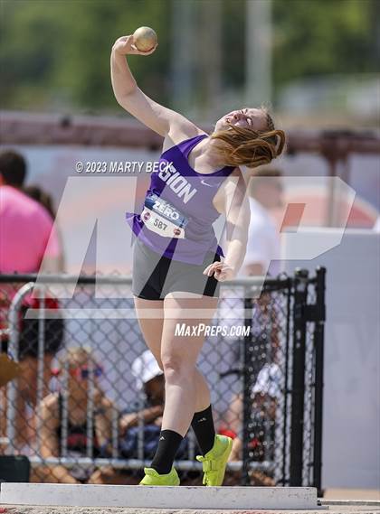 Thumbnail 2 in Class 3 Shot Put (MSHSAA State Championship) photogallery.