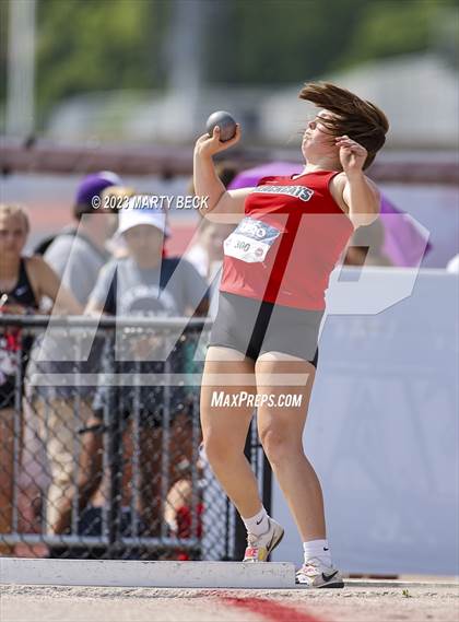 Thumbnail 1 in Class 3 Shot Put (MSHSAA State Championship) photogallery.