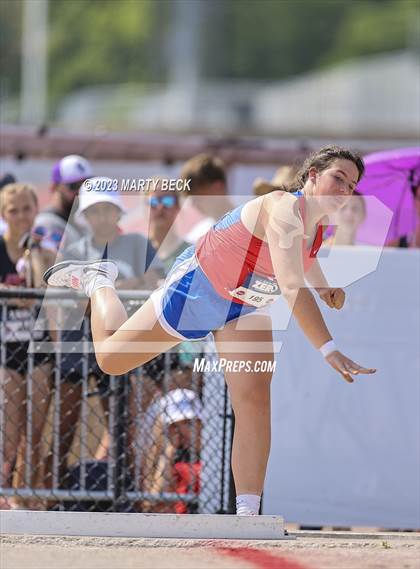 Thumbnail 1 in Class 3 Shot Put (MSHSAA State Championship) photogallery.
