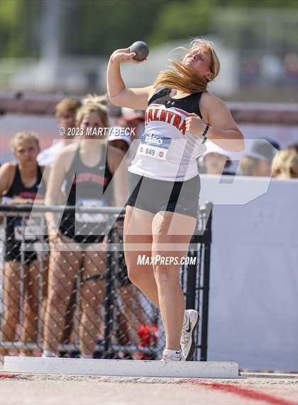 Thumbnail 3 in Class 3 Shot Put (MSHSAA State Championship) photogallery.