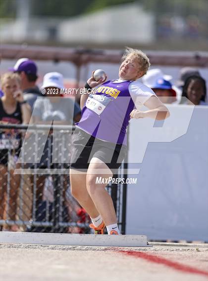 Thumbnail 1 in Class 3 Shot Put (MSHSAA State Championship) photogallery.