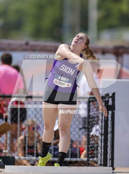 Thumbnail 2 in Class 3 Shot Put (MSHSAA State Championship) photogallery.