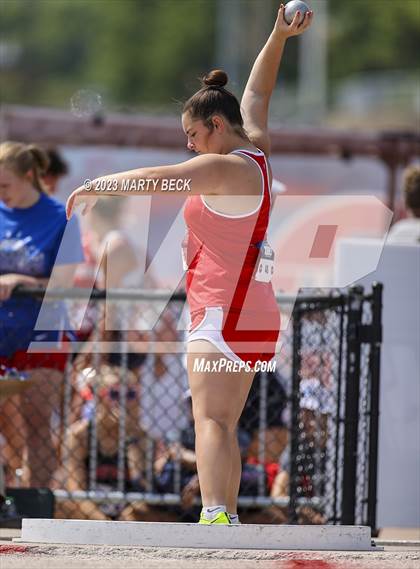 Thumbnail 2 in Class 3 Shot Put (MSHSAA State Championship) photogallery.