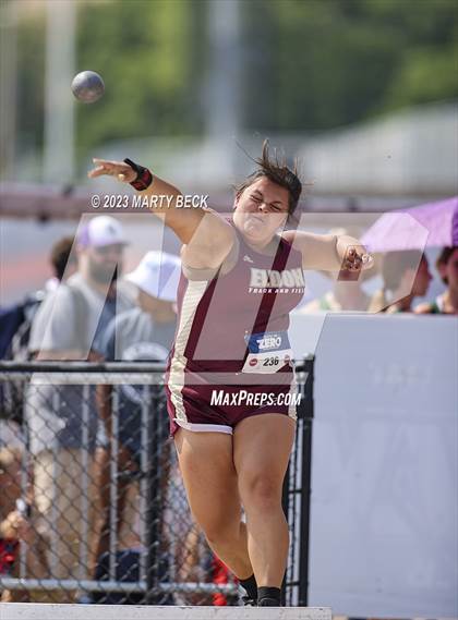 Thumbnail 3 in Class 3 Shot Put (MSHSAA State Championship) photogallery.