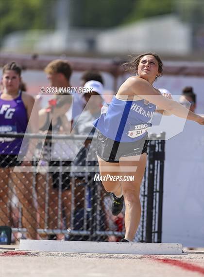 Thumbnail 1 in Class 3 Shot Put (MSHSAA State Championship) photogallery.