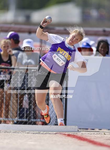 Thumbnail 2 in Class 3 Shot Put (MSHSAA State Championship) photogallery.