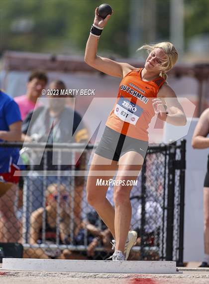Thumbnail 3 in Class 3 Shot Put (MSHSAA State Championship) photogallery.