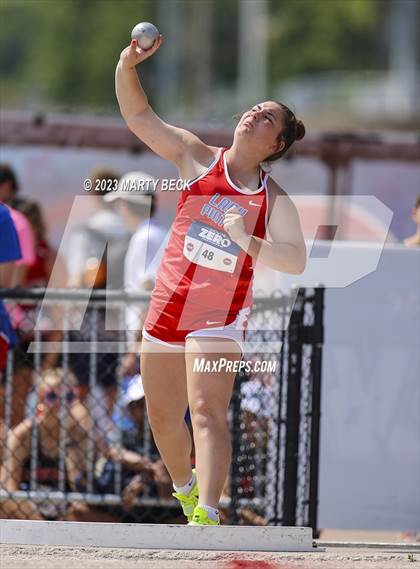 Thumbnail 2 in Class 3 Shot Put (MSHSAA State Championship) photogallery.