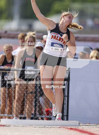 Thumbnail 2 in Class 3 Shot Put (MSHSAA State Championship) photogallery.