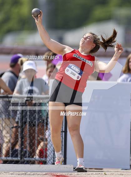 Thumbnail 3 in Class 3 Shot Put (MSHSAA State Championship) photogallery.
