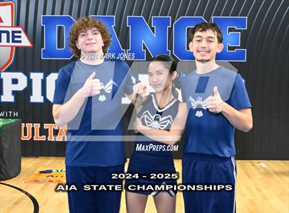 Thumbnail 3 in Stunt and Game Day Cheer Championships (AIA Division I, II, III and IV Awards) photogallery.