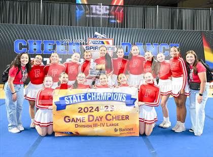 Thumbnail 3 in Stunt and Game Day Cheer Championships (AIA Division I, II, III and IV Awards) photogallery.