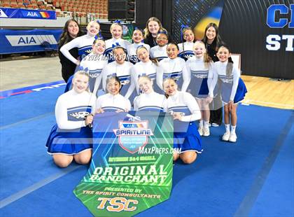 Thumbnail 3 in Stunt and Game Day Cheer Championships (AIA Division I, II, III and IV Awards) photogallery.