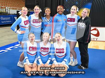 Thumbnail 2 in Stunt and Game Day Cheer Championships (AIA Division I, II, III and IV Awards) photogallery.