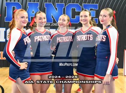 Thumbnail 3 in Stunt and Game Day Cheer Championships (AIA Division I, II, III and IV Awards) photogallery.