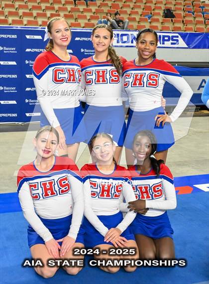 Thumbnail 3 in Stunt and Game Day Cheer Championships (AIA Division I, II, III and IV Awards) photogallery.