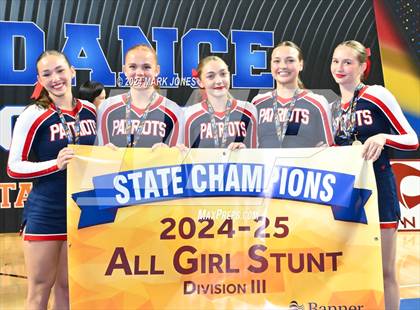 Thumbnail 2 in Stunt and Game Day Cheer Championships (AIA Division I, II, III and IV Awards) photogallery.