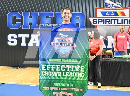 Thumbnail 1 in Stunt and Game Day Cheer Championships (AIA Division I, II, III and IV Awards) photogallery.