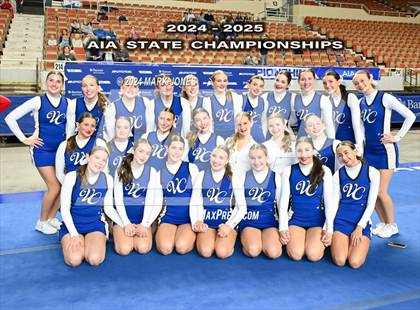Thumbnail 3 in Stunt and Game Day Cheer Championships (AIA Division I, II, III and IV Awards) photogallery.