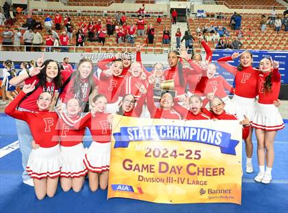 Thumbnail 3 in Stunt and Game Day Cheer Championships (AIA Division I, II, III and IV Awards) photogallery.