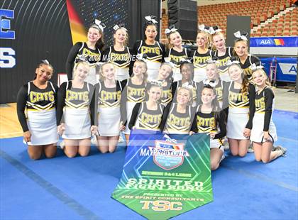 Thumbnail 1 in Stunt and Game Day Cheer Championships (AIA Division I, II, III and IV Awards) photogallery.