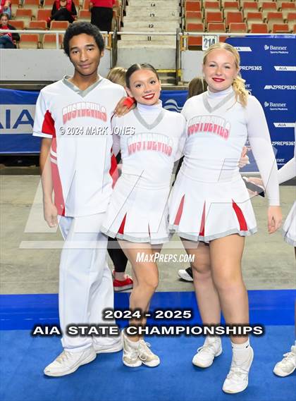 Thumbnail 1 in Stunt and Game Day Cheer Championships (AIA Division I, II, III and IV Awards) photogallery.