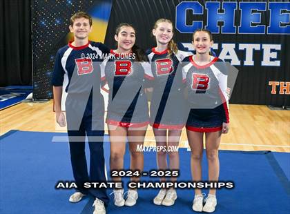 Thumbnail 1 in Stunt and Game Day Cheer Championships (AIA Division I, II, III and IV Awards) photogallery.