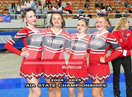 Thumbnail 2 in Stunt and Game Day Cheer Championships (AIA Division I, II, III and IV Awards) photogallery.