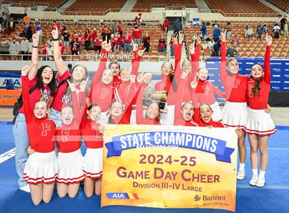 Thumbnail 2 in Stunt and Game Day Cheer Championships (AIA Division I, II, III and IV Awards) photogallery.