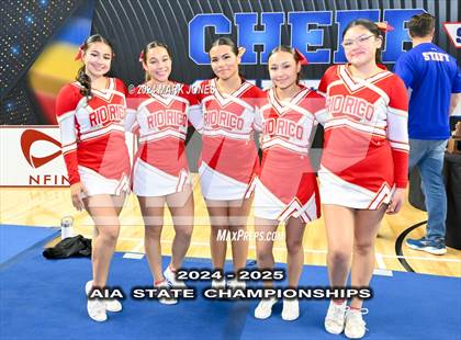 Thumbnail 1 in Stunt and Game Day Cheer Championships (AIA Division I, II, III and IV Awards) photogallery.