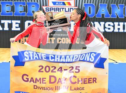 Thumbnail 3 in Stunt and Game Day Cheer Championships (AIA Division I, II, III and IV Awards) photogallery.