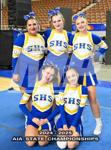 Thumbnail 2 in Stunt and Game Day Cheer Championships (AIA Division I, II, III and IV Awards) photogallery.