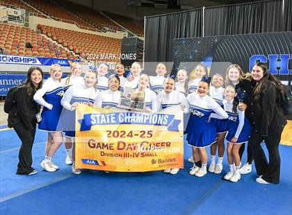 Thumbnail 3 in Stunt and Game Day Cheer Championships (AIA Division I, II, III and IV Awards) photogallery.