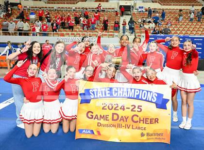 Thumbnail 1 in Stunt and Game Day Cheer Championships (AIA Division I, II, III and IV Awards) photogallery.