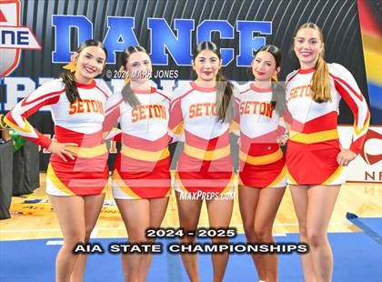 Thumbnail 1 in Stunt and Game Day Cheer Championships (AIA Division I, II, III and IV Awards) photogallery.