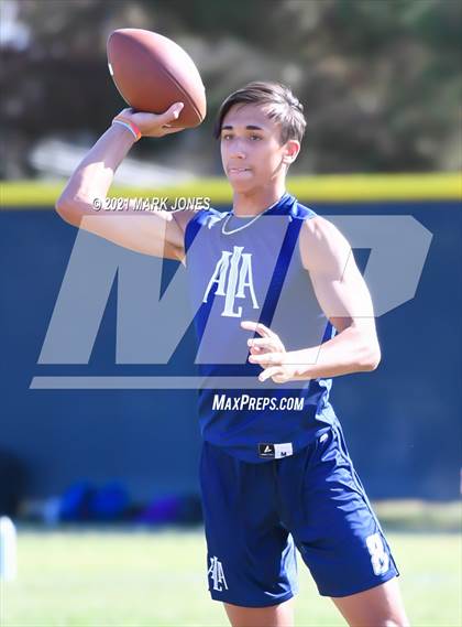 Thumbnail 3 in Northwest Christian vs. American Leadership Academy - Gilbert North (Cactus Duel Out West 7-on-7 Tournament) photogallery.