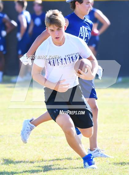 Thumbnail 1 in Northwest Christian vs. American Leadership Academy - Gilbert North (Cactus Duel Out West 7-on-7 Tournament) photogallery.