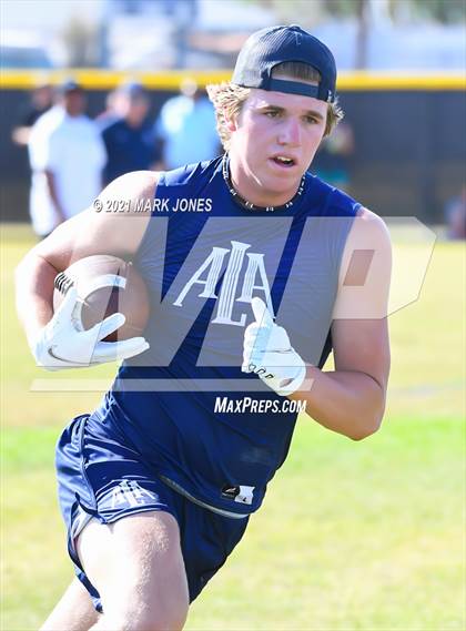 Thumbnail 1 in Northwest Christian vs. American Leadership Academy - Gilbert North (Cactus Duel Out West 7-on-7 Tournament) photogallery.