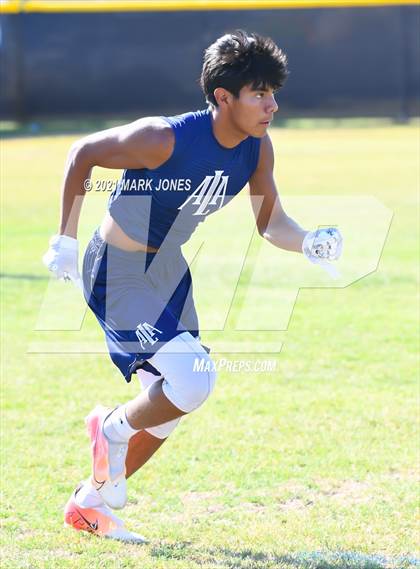 Thumbnail 1 in Northwest Christian vs. American Leadership Academy - Gilbert North (Cactus Duel Out West 7-on-7 Tournament) photogallery.