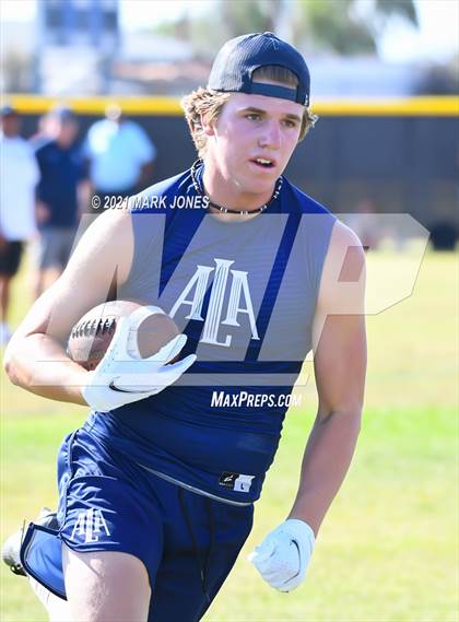 Thumbnail 2 in Northwest Christian vs. American Leadership Academy - Gilbert North (Cactus Duel Out West 7-on-7 Tournament) photogallery.