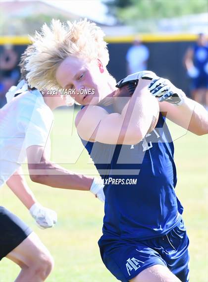 Thumbnail 3 in Northwest Christian vs. American Leadership Academy - Gilbert North (Cactus Duel Out West 7-on-7 Tournament) photogallery.