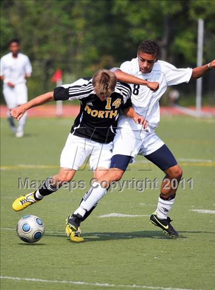 Thumbnail 2 in Farmington vs Lutheran North (Detroit Country Day Tournament) photogallery.