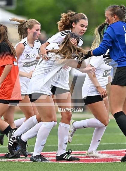 Thumbnail 2 in Rockwall vs Southlake Carroll (UIL 6A Girl Soccer State Final) photogallery.