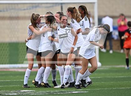 Thumbnail 2 in Rockwall vs Southlake Carroll (UIL 6A Girl Soccer State Final) photogallery.
