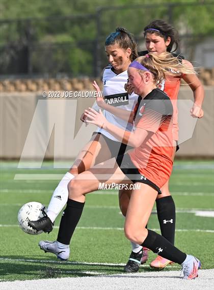Thumbnail 3 in Rockwall vs Southlake Carroll (UIL 6A Girl Soccer State Final) photogallery.