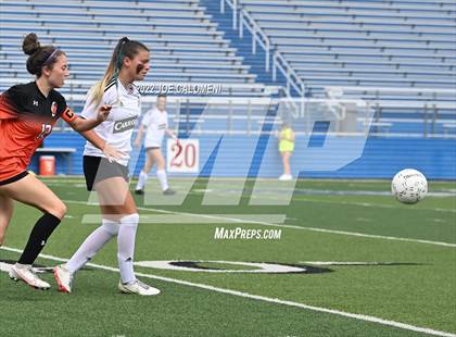 Thumbnail 3 in Rockwall vs Southlake Carroll (UIL 6A Girl Soccer State Final) photogallery.