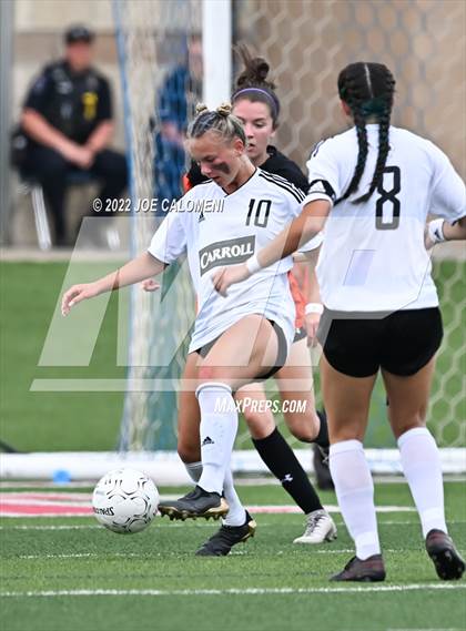 Thumbnail 1 in Rockwall vs Southlake Carroll (UIL 6A Girl Soccer State Final) photogallery.